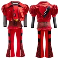 thumbnail image 4 of Disfraz de Cosplay de Descendants 4 para niños, trajes navideños, The Rise of Red, para niñas, fiesta de Navidad y Año Nuevo, 4 of 5