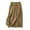 Khaki, variant on Mrat Solid Tie with Skirts Women‘s Casual Loose High Waisted Mid Length Pleated Button Pocket Skirt Summer Spring Skirt S-185 Khaki L