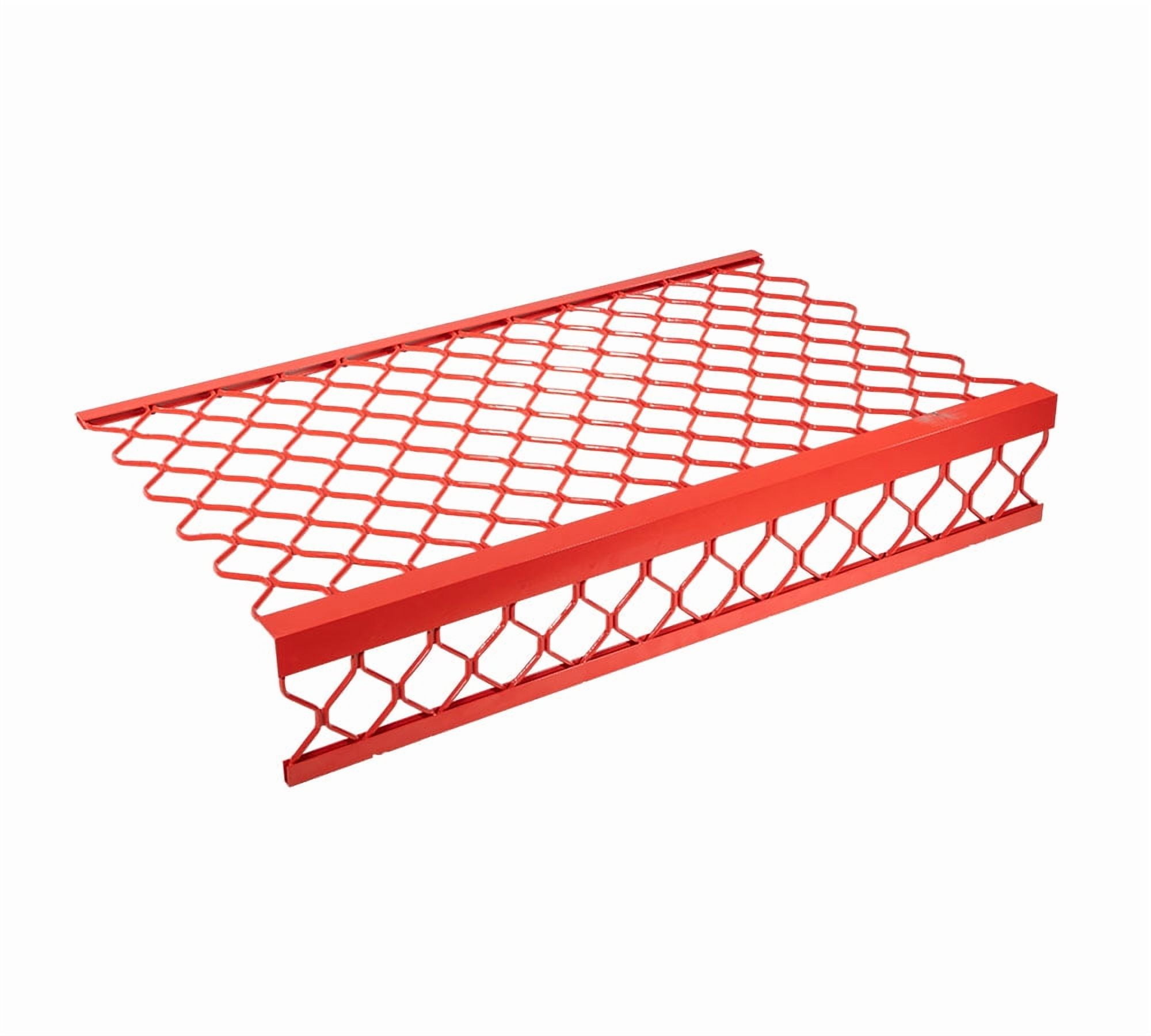 50 Pack 48"x30" (Drop) Red-Coated Aluminum Mesh Brick Guard Corner Protector - L Shape Mesh Edge Guard Corrosion Resistant