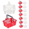 thumbnail image 4 of LRXIYODE 20Pcs Small Shopping Baskets for Children Mini Design Plastic Storage and Decoration 6.5x4.5x3.5in, 4 of 6