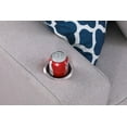 thumbnail image 3 of Cooper Collection: Stylish 4-Seater Sofa with Cupholders & Trendy Throw Pillows, 3 of 3