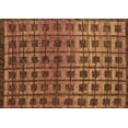thumbnail image 1 of Ahgly Company Indoor Rectangle Oriental Orange Modern Area Rugs, 2' x 3', 1 of 4