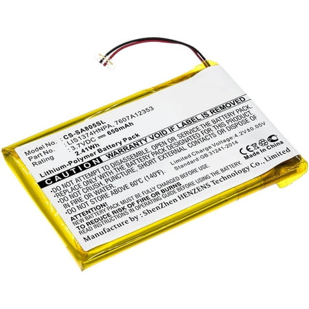 Replacement Battery for 1-756-702-11 7607A12353 LIS1374HNPA 3.7V/650mAh