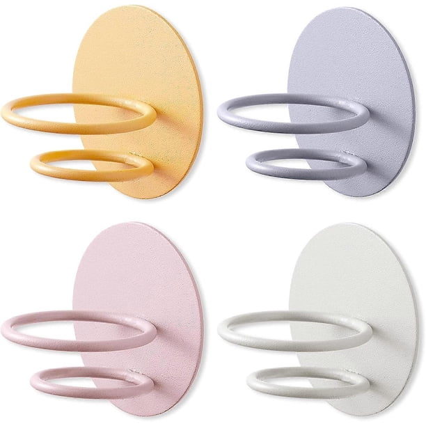 SZTXJ 4 Colors Makeup Sponge Holder, Wall Mounted Makeup Blender Holder Drying Rack, Beauty Sponge Stand Holder(Yellow, Blue, Pink, Beige)