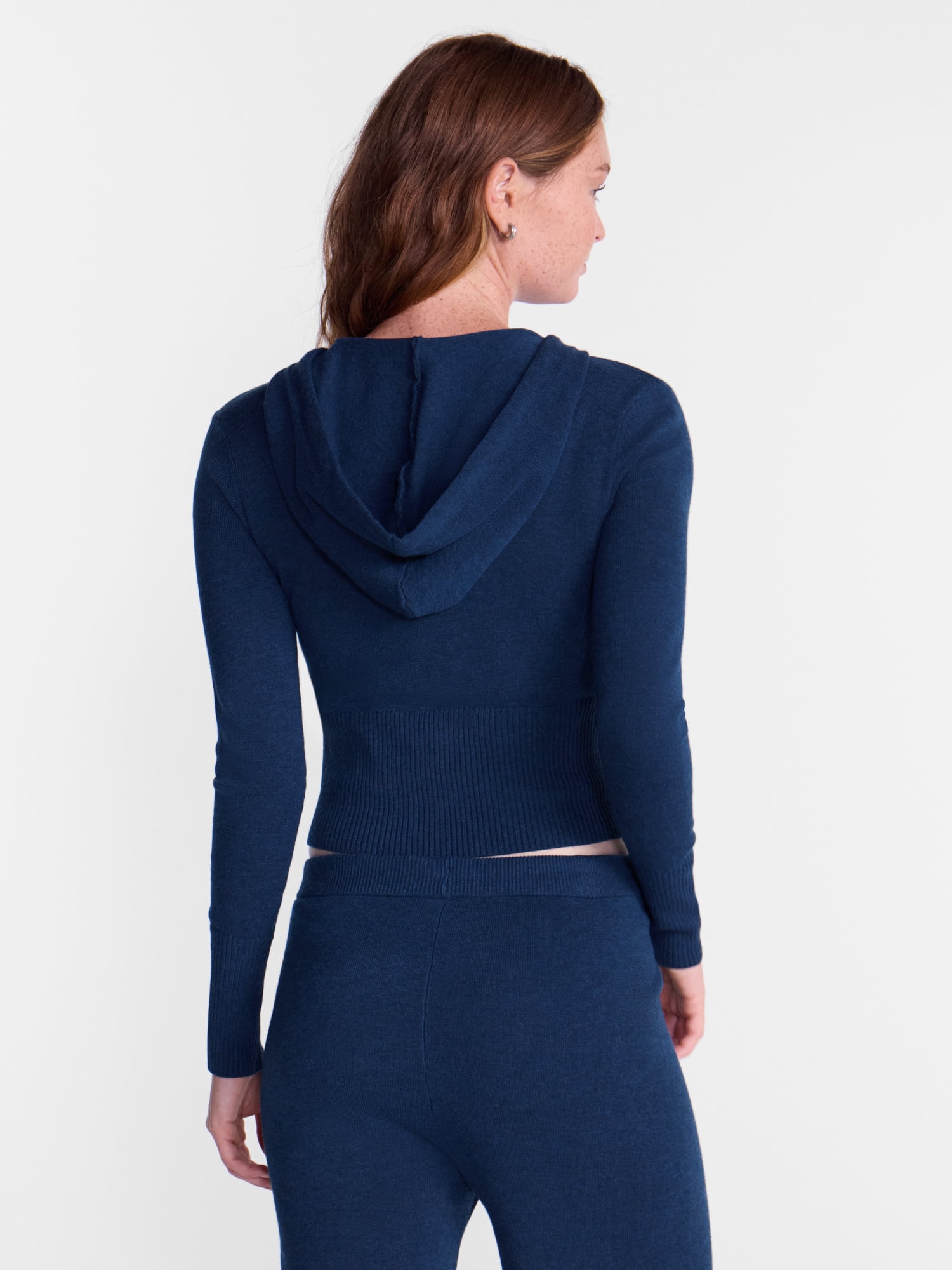 No Boundaries Zip Up Sweater, Women's XXS-XXL