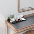 thumbnail image 4 of Rectangle Black Metal Tray with Handles 16x9.5 inches - Organizer Trays for Room Table ,Bathroom Tray ,Fruit Tray ,Drink Tray, 4 of 9