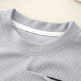 thumbnail image 6 of Splozh Toddler Boys Clothes Toddler Boy Summer Clothes Solid Short Sleeve T Shirt Shorts Sets with Pockets 2 Piece Outfit Grey,2-3 Years, 6 of 6