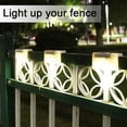 thumbnail image 4 of Luces solares para patio FloreceBien, luces LED solares para exteriores, luces para escalones, impermeables, para escaleras, patios, luz cálida, paquete de 4, 4 of 5