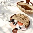 thumbnail image 3 of PRIYAL Straw Bag Beach Purse Summer Purses for Women Vacation Handbags Woven Crossbody Bags Straw Shoulder Bag, 3 of 10