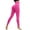 Hot Pink, variant on Tosmy Women's Legging Pants Ladies Outdoor New Seamless Peach Yoga Pants Sports Tights Yoga Clothes Fitness Pants Comfortable