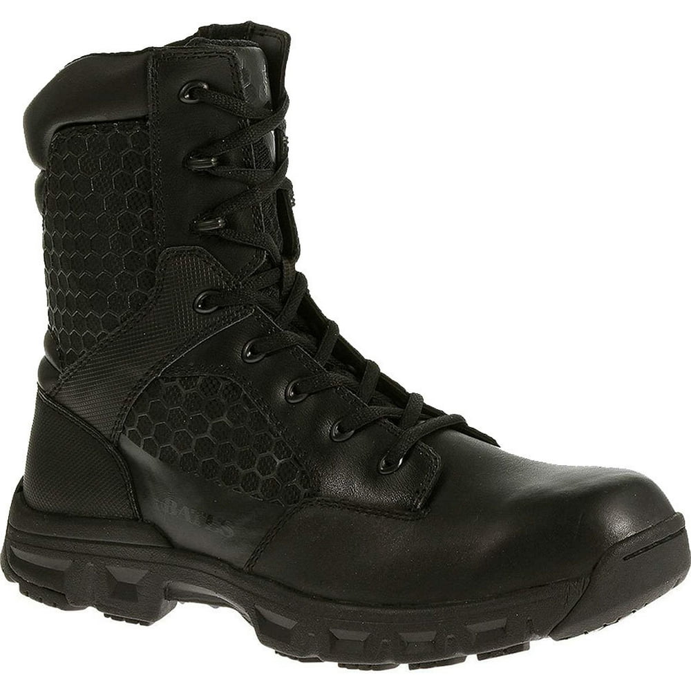 bates mens code 6.2 8 inch leather boots
