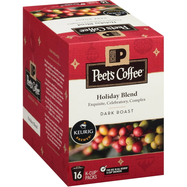 Peet's holiday blend k cups discount