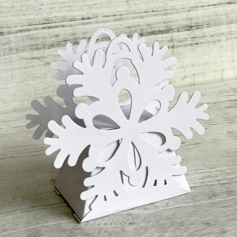 Wood Snowflake Stamp and Metal Cutting Dies for DIY Scrapbooking Photo  Album Decorative Embossing Paper Card