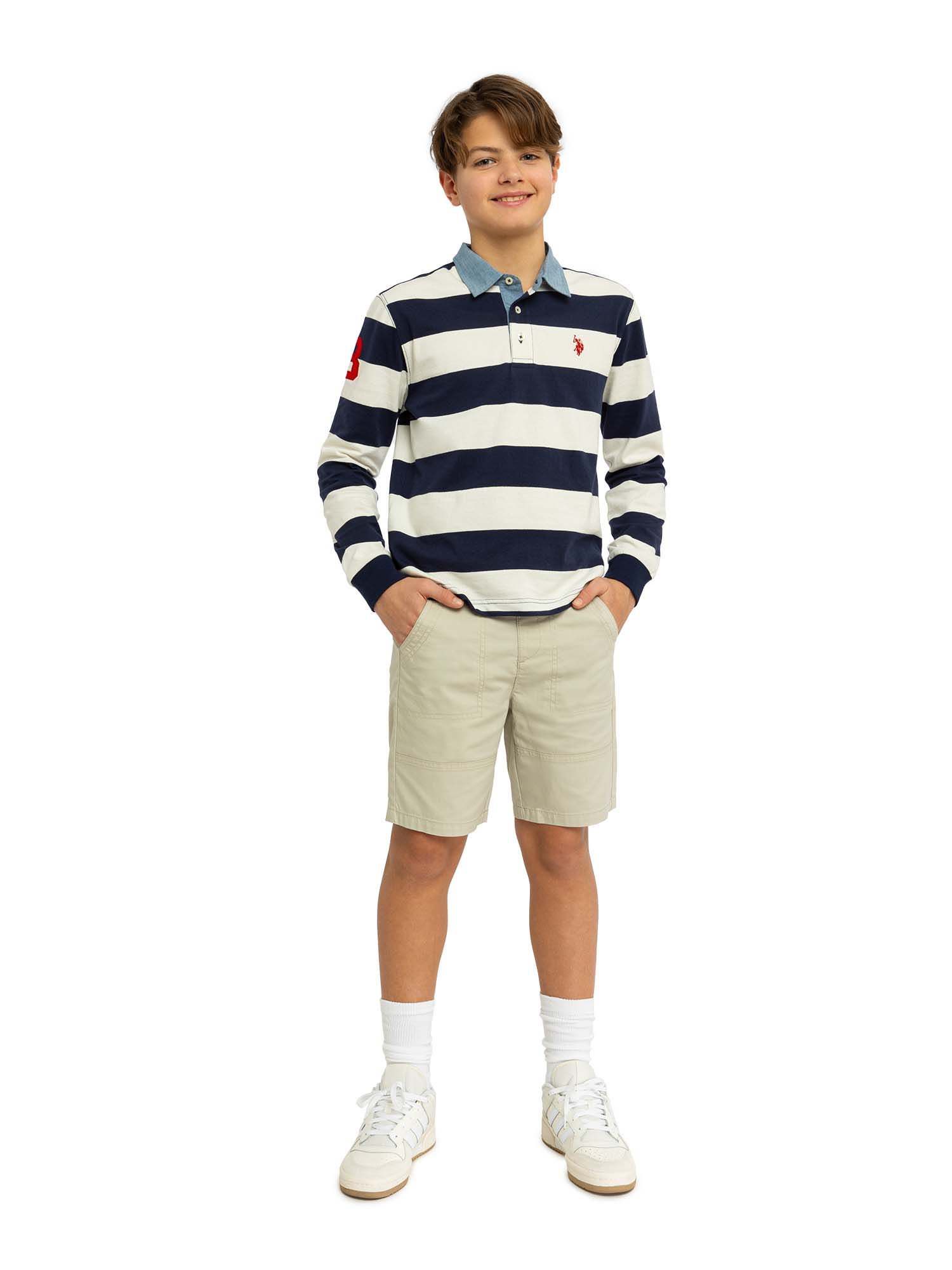 U.S.Polo Assn. Boys Play-Formance Short, Sizes 4-18