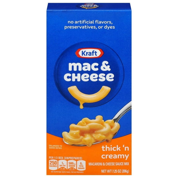 2 Pack - Kraft Thick 'n Creamy Macaroni & Cheese - 7.25 OZ Packaging may vary