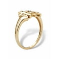 thumbnail image 2 of PalmBeach Jewelry Diamond Accent Triple Cross Ring in Solid 10k Yellow or White Gold, 2 of 5
