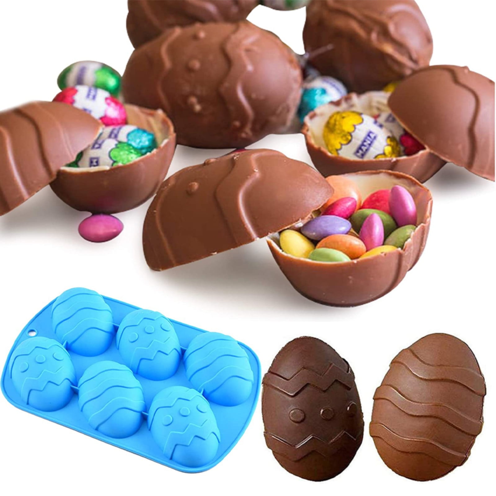 Easter Egg, Chocolate, Praline, Easter , Oval, Mold, Millimeter