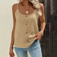 thumbnail image 2 of Débardeur Sans Manches pour Femmes, Camisole Décontractée d'Été, Chandail à Col Rond Basique, Doux pour Usage Quotidien à la Maison Ou en Sorties, 2 of 6