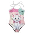 thumbnail image 3 of The Aristocats Girls One Piece Swimsuits Summer Beach Bathing Suit Kids Cute Swimwear, 3 of 6
