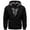 Black, variant on gbyLJF Men's Long Sleeve Hooded Jacket Fake Two-piece Drawstring Crewneck Coats Thickened Warm Button Zipper Combined Hoodie Jackets