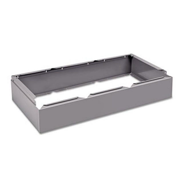 Tennsco CLB3618MG Three Wide Closed Locker Base 36w x 18d x 6h Medium Gray