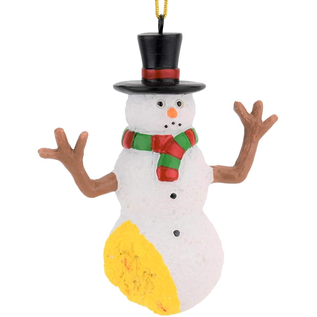 Adorno Navideño Tree Buddees Funny Pee On Snowman