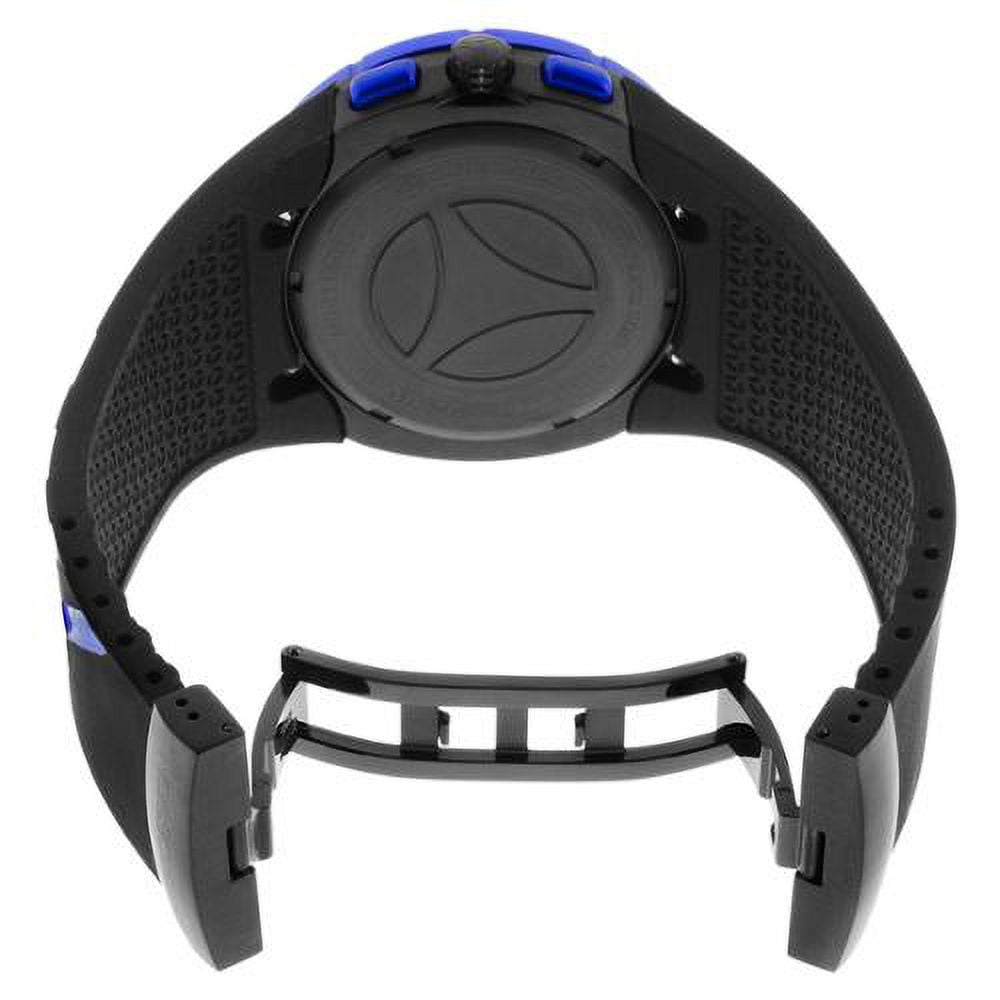 Invicta Men's Md1113bk-21 Highway Chronograph Black And Blue Silicone Carbon Fiber Dial Watch