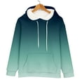 thumbnail image 6 of ManxiVoo Oversized Gradient Print Hooded Sweatshirt Women Casual Loose Long Sleeve Pullover with Pockets Fashion Tops XXL Size Mint Green, 6 of 9