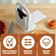 thumbnail image 3 of HLONK Bagel Slicer Stainless Steel Bagel Cutter Slicer Multifunctional Bagel Cutter with Sturdy Base Safety Home Bread Slicer for Kitchen Bagels Toast Bread, 3 of 11