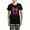 With Checker Pant, variant on CafePress - Girls Rule Women's Dark Pajamas - Women's Short Sleeve Print T-Shirt and Pants Dark Cotton Pajama Set