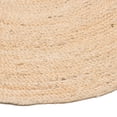thumbnail image 2 of VAYAN Handmade Jute Area Rugs, 6 ft Round, for Bathroom, 2 of 5