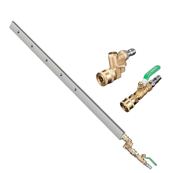 Portable Radiator Cleaning Wand, Radiator Water Cleaner Tool With 60cm Rod, Quick Connector & Gasket, Fits Cars, Trucks, RVs, Pressure Washer Compatible