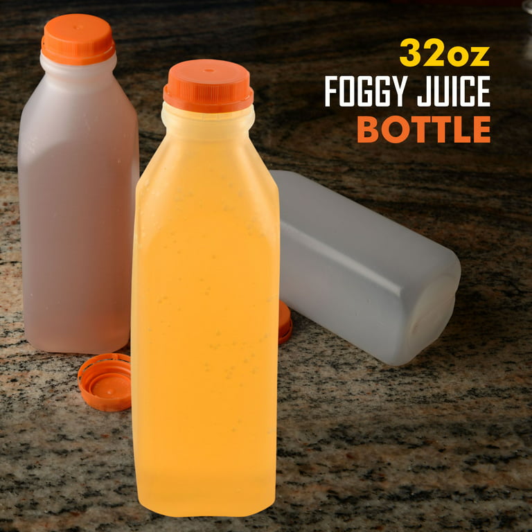 [100 PACK] 32 oz Empty Plastic Juice Bottles with Tamper Evident Caps -  Smoothie Bottles - Ideal for Juices, Milk, Smoothies, Picnic's and even  Meal