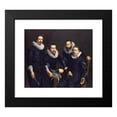 thumbnail image 2 of Thomas de Keyser 17x15 Black Modern Framed Museum Art Print Titled - Syndics of the Amsterdam Goldsmiths Guild, 2 of 5