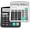 1 Black & 1 Silver, variant on Solar & AA Battery Dual Power Electronic Calculator - 12-Digit Large Display (2 Basic Black & 1 Updated Silver)