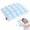 Baby Blue, variant on Mellow Puff Cooling Pillow for Sleeping, Fluffy Cloud Pillow with Ice-Silk Touch, Breathable Quilted Grid Design, for Side and Back Sleepers, Machine Washable (Gary)