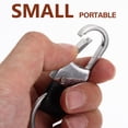 thumbnail image 3 of Miangastore 2pcs PU Car Keychain Multi-functional Key Holders Key Ring Key Organizer, 3 of 8