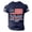 Navy, variant on CIENVNSTG Mens Patriotic Crew Neck T Shirt 4th of July 250th Anniversary USA Flag Print 1776-2026 Short Sleeve Casual Fit for Holiday Events Navy S