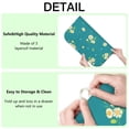 thumbnail image 4 of Floral Dish Drying Mat with Daisies for Kitchen Countertop Absorbent Microfiber Dish Rack Mat Spring Summer Drainer Pad Foldable 18x24 Inch, 4 of 5