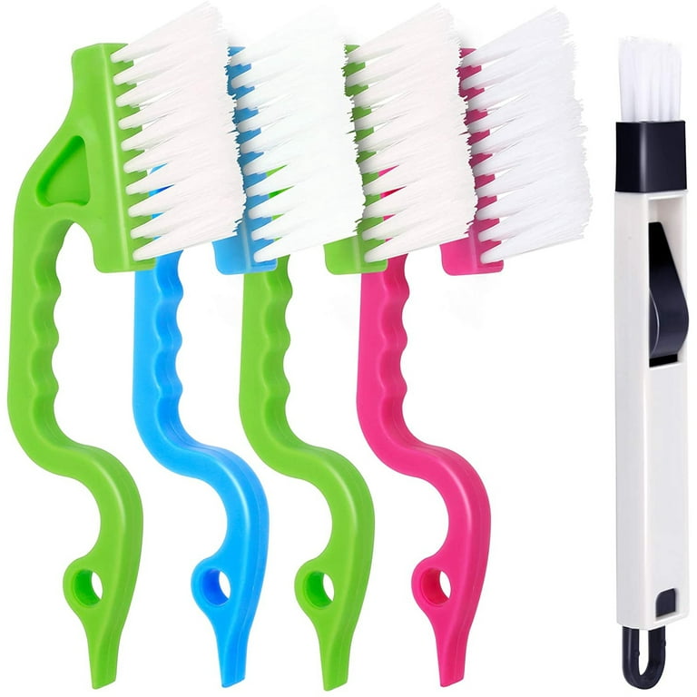 Hand-held Groove Cleaning Tools Window Track Cleaning Brushes 2 in