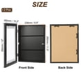 thumbnail image 2 of Uxcell Art Frame 8.5x11 Front Opening Frames Artwork Frames Changeable for Artwork Craft, 2 of 7