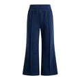 thumbnail image 3 of LIaqionyy Big Girls Sweatpants Kids Joggers Wide Leg Sweat Pants Elastic Waist Casual Pant with Pockets, 3 of 8
