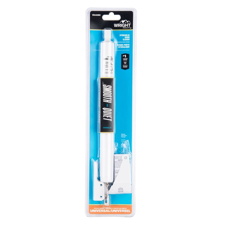 Wright Products Hydraulic Door Closer, White photo 2