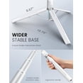 thumbnail image 2 of LAICAIW 60" Phone Tripod Selfie Stick,Travel Selfie Stick Tripod with Remote Portable Tripod for Cell Phone Tripod Compatible with 4''-7'' iPhone Android Samsung for Travel Vlog Live Streaming (Whit, 2 of 7