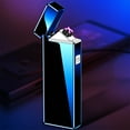 thumbnail image 3 of Nsxcdh Windproof Plasma Double Arc USB Rechargeable Lighter 1.12x0.47x3.09 In,Metal Body,Portable for Candles Cigarettes Outdoor,Gifts for Women and Men, 3 of 6