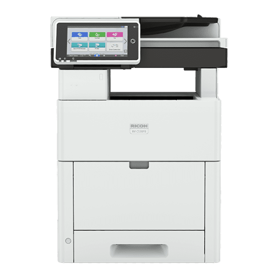 Restored Ricoh IM C530FB Color Laser Multifunction Printer Copier Scanner Fax 55 PPM Duplex Network
