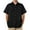 Black, variant on Dovford Mens Short Sleeve Casual Button Down Shirts Summer Untucked Dress Shirts with Pocket Camp Shirt