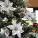 thumbnail image 3 of 30pcs-Flor de simulación Decoración de Navidad Flor de Navidad 13cm Borde dorado-Plata Adepaton LL-1562, 3 of 8