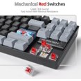thumbnail image 4 of xianlin-75 pour Cent Clavier Mécanique de Jeu, Clavier Filaire Rétroéclairé RGB 87 Touches TKL Clavier Compact avec Interrupteurs Rouges Linéaires pour PC Portable PS4 PS5 Xbox Gamer (87 Foncé), 4 of 4