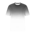 thumbnail image 3 of Chiccall Mens Gradient Summer Tops Casual Comfy Crew Neck Short Sleeve T Shirts Soft Loose Stretch Workout Gym Tees, 3 of 5